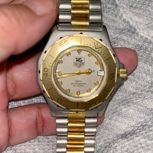 Tag Heuer 3000 Professional Steel and Gold Men’s 200m Wrist Watch - Picture 1 of 13